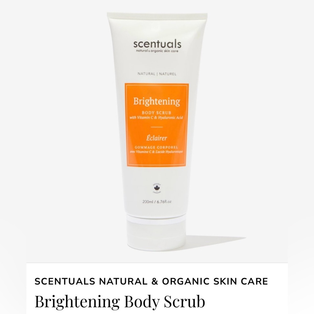 SCENTUALS Brightening Body Scrub, 6.76oz NWT